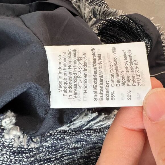 J crew sleeveless tweed sheath dress with fringe accents size 6 - Picture 6 of 10